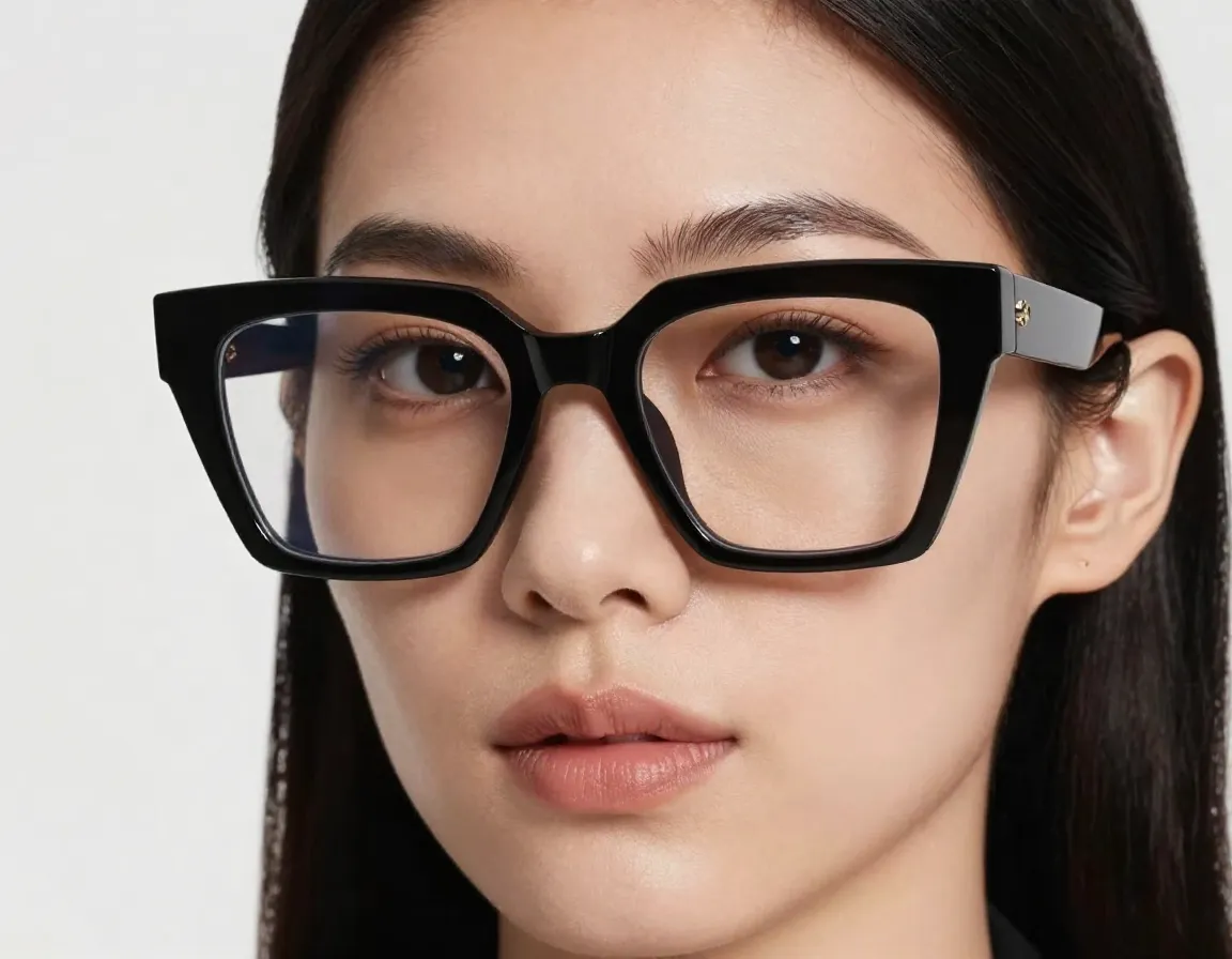 Oversized modern cat eye frames bold contemporary shape rectangular lenses