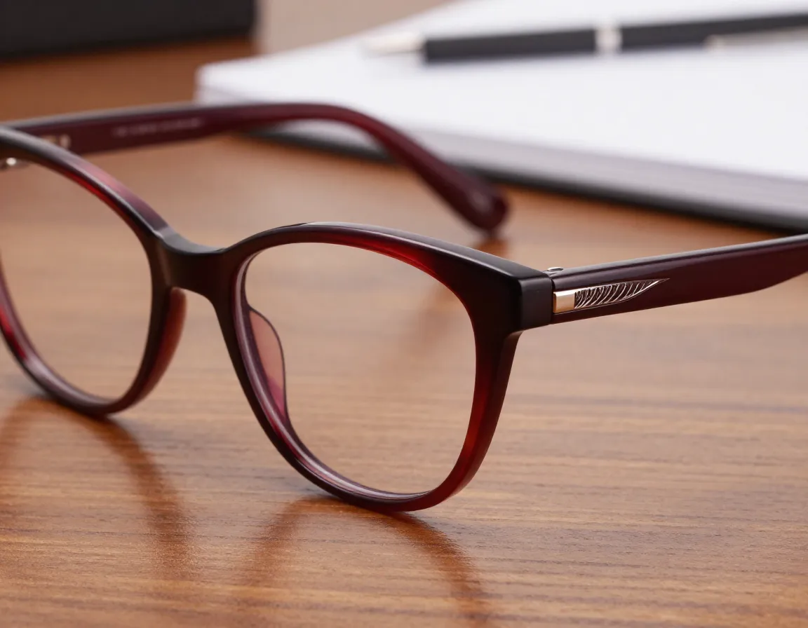 Retro inspired cat eye glasses modern updates subtle whisker engravings