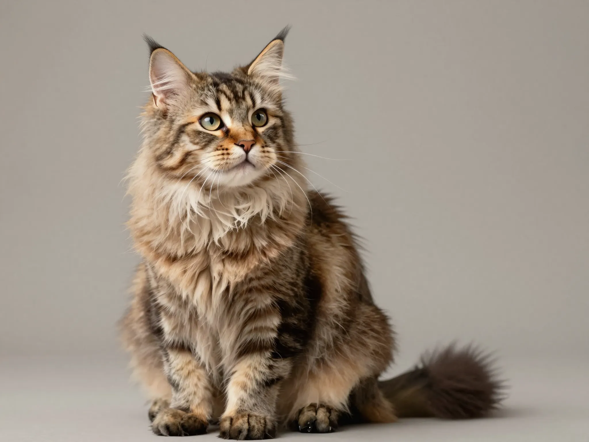 Sir whiskers mcfluffington dignified kitten long hair whiskers