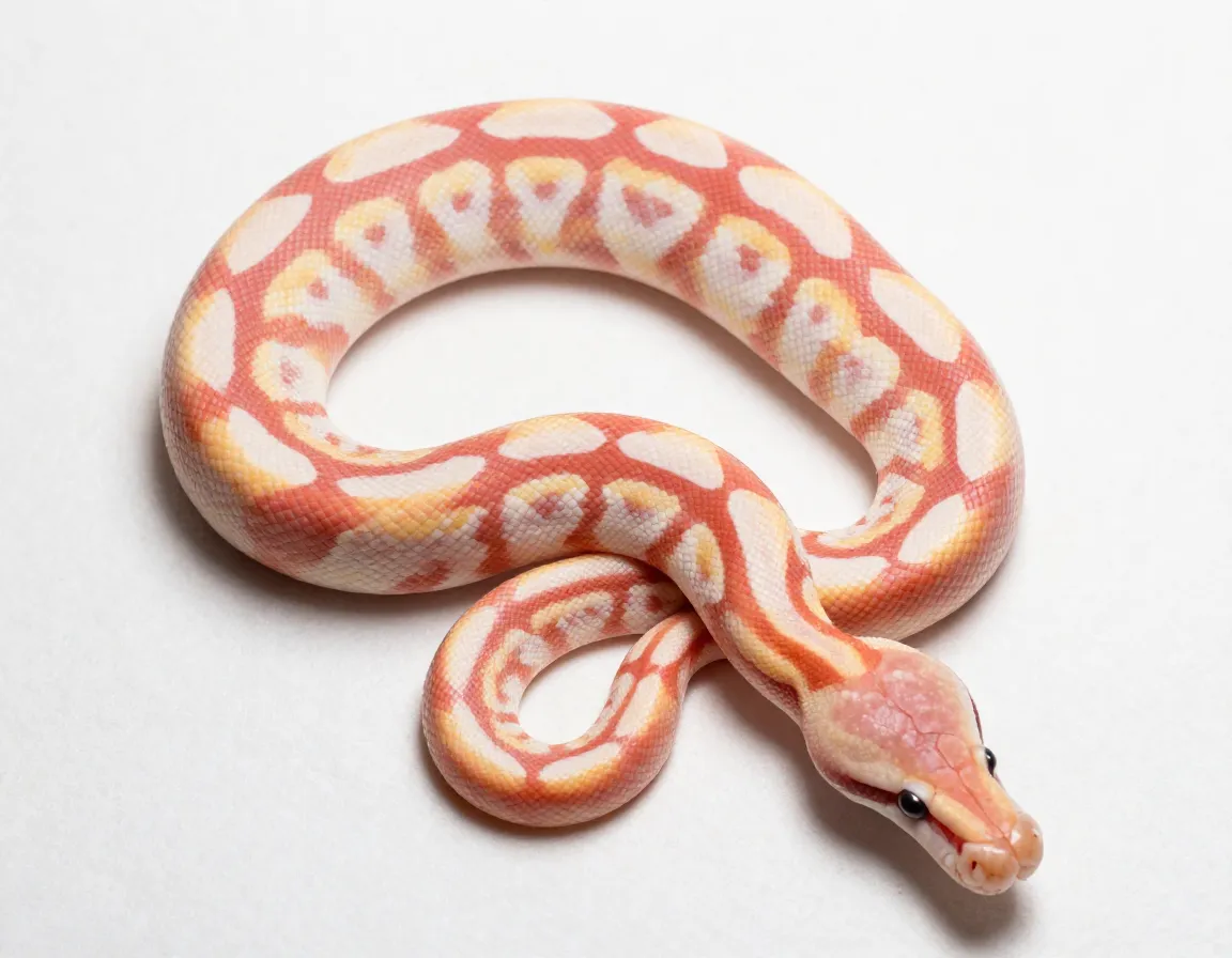 Banana pied coral glow pink yellow white patches high contrast