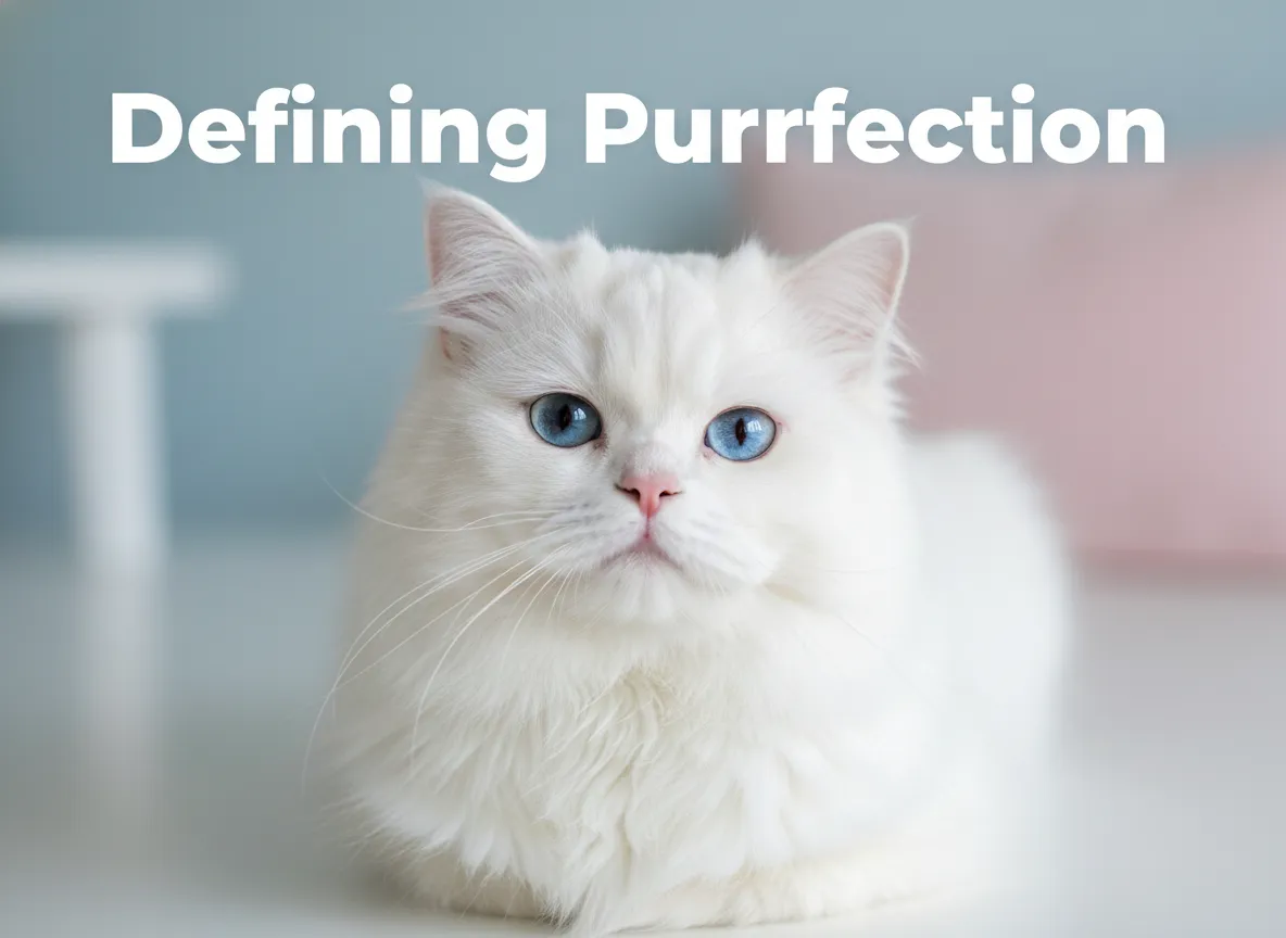 Pinnacle of feline cuteness luxurious persian cat soft lighting