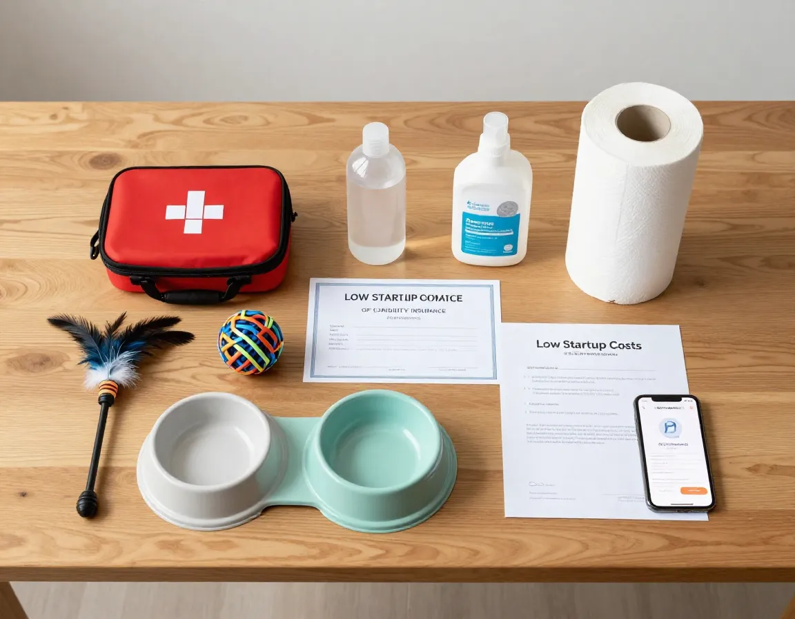 Low startup costs minimal equipment for cat sitting business