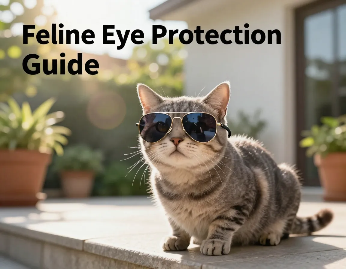 Feline eye protection uv safety stylish aviator sunglasses