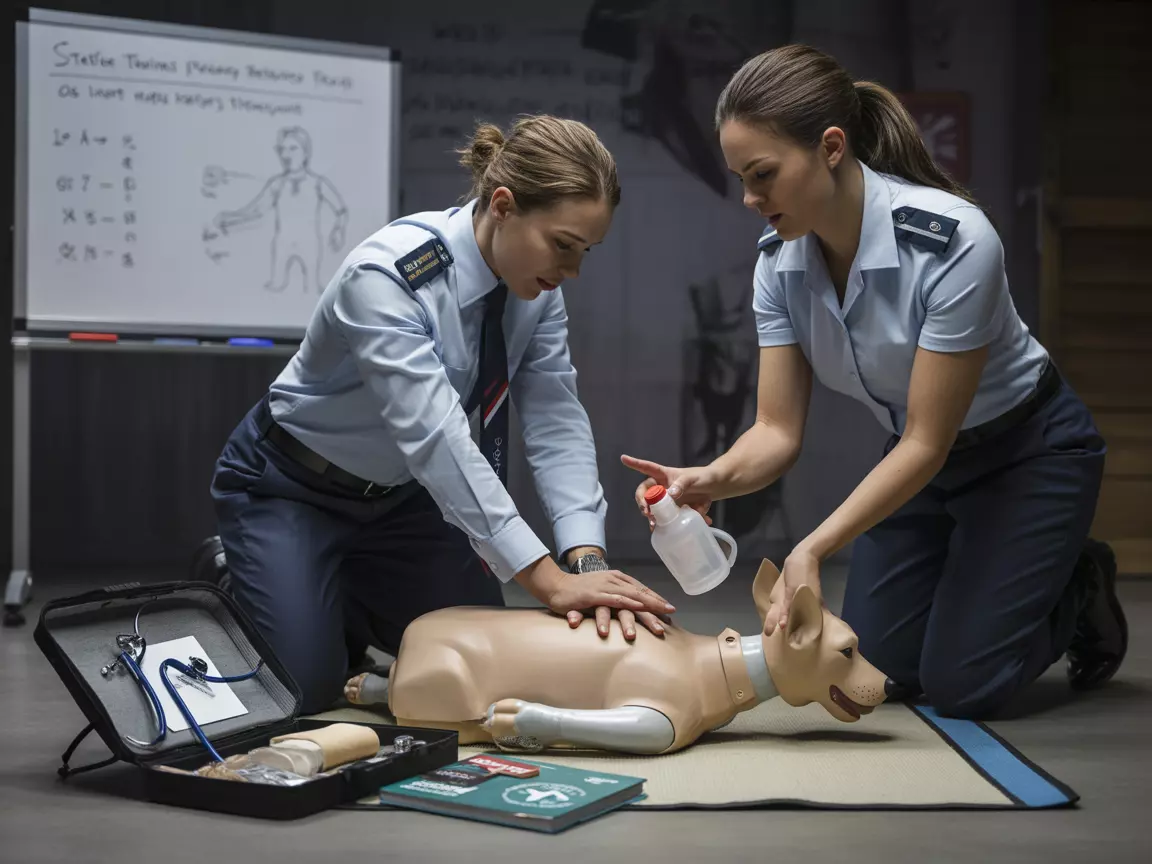 Professional staff training and emergency preparedness