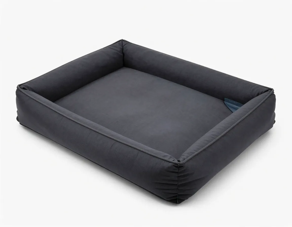 Affordable dense foam orthopedic dog bed with waterproof liner