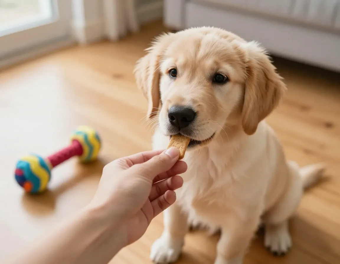 Positive reinforcement training technique reward sit command