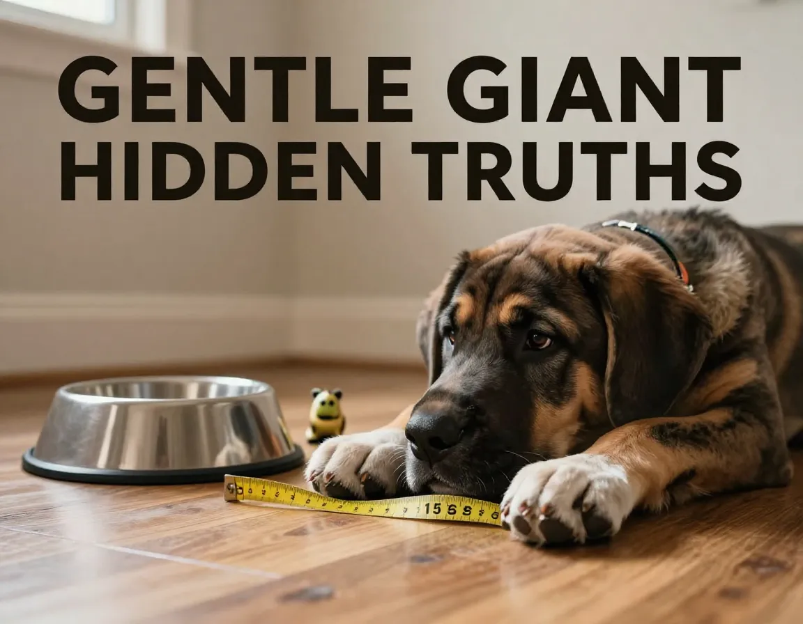 Great dane puppy paws measuring tape collar bowl