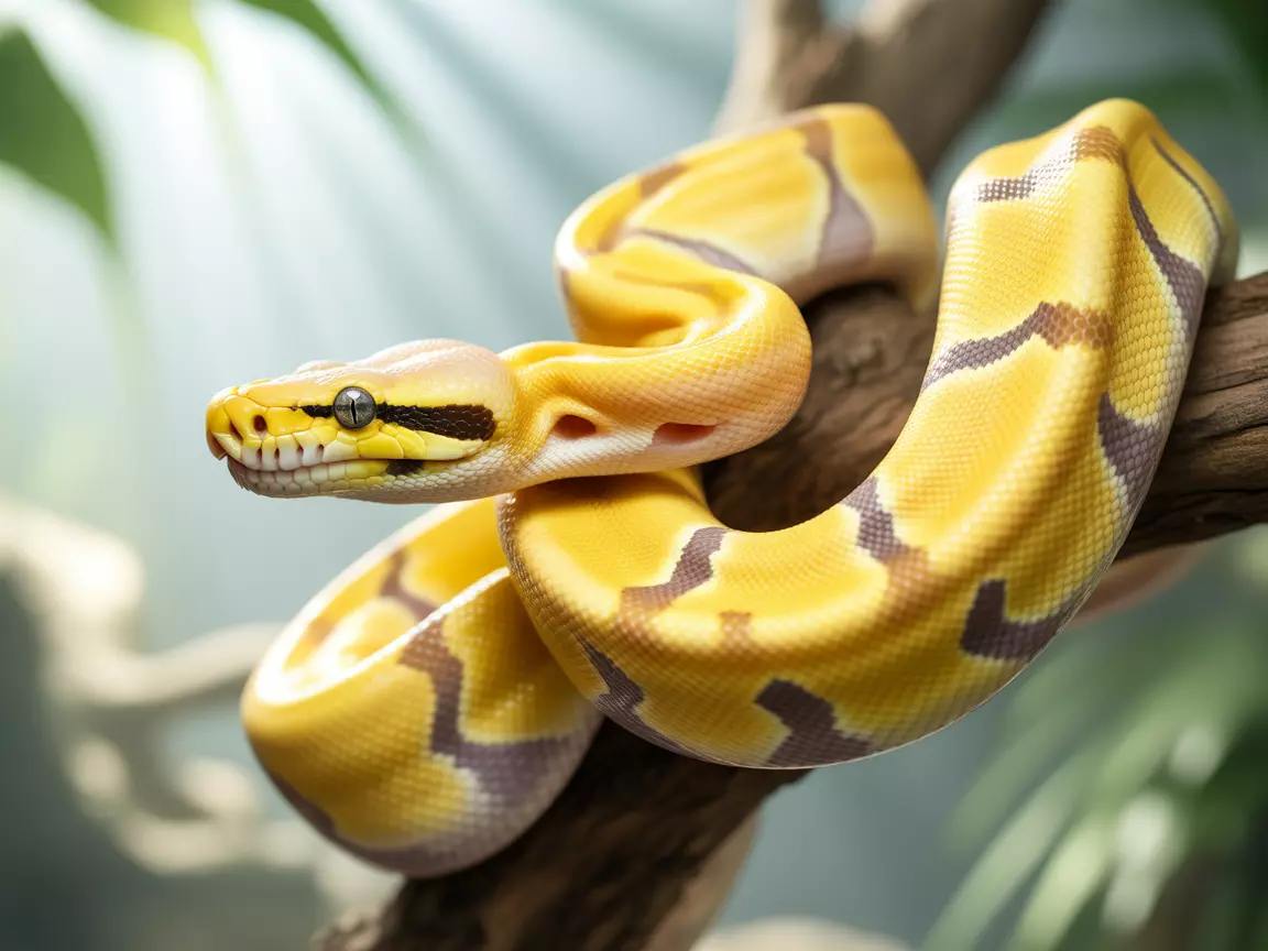 Banana pastel morph luminescent yellow bright glowing appearance