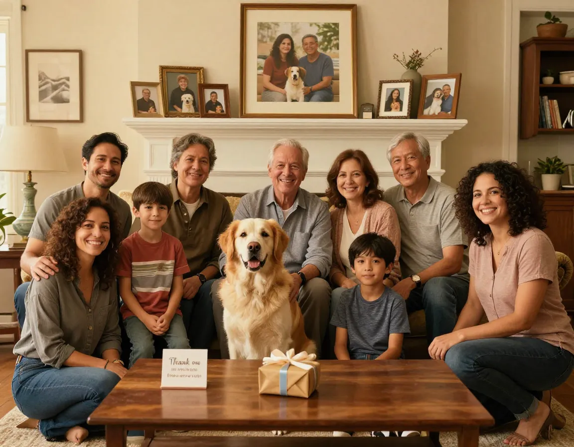 Long term client celebrates with trusted professional pet sitting company