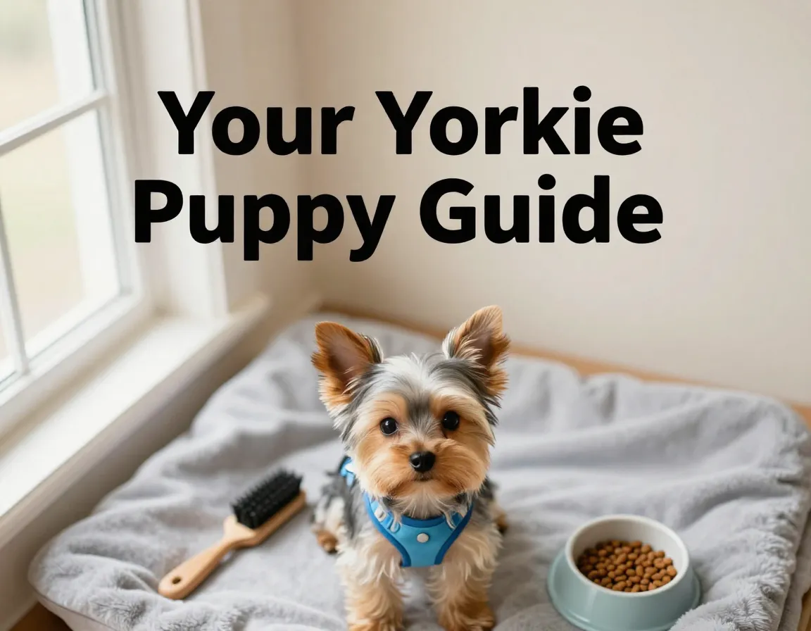 Yorkshire terrier puppy care guide new owners grooming feeding