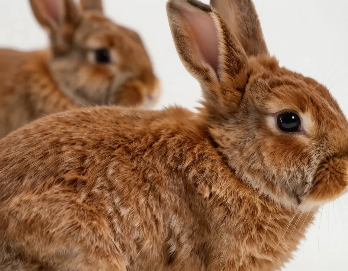 Mini rex rabbit velvet coat close up texture detail