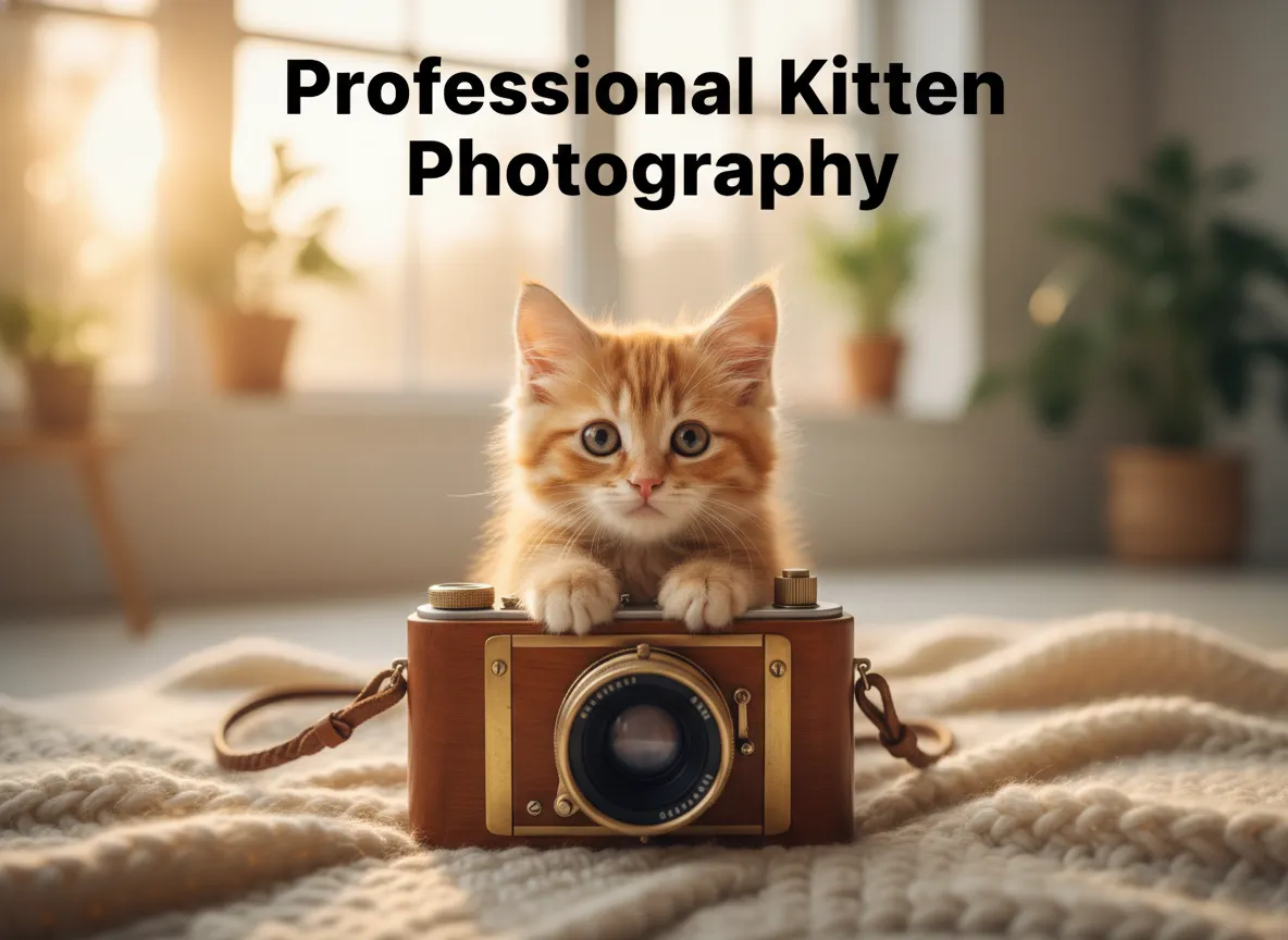 Professional kitten photography guide cover image