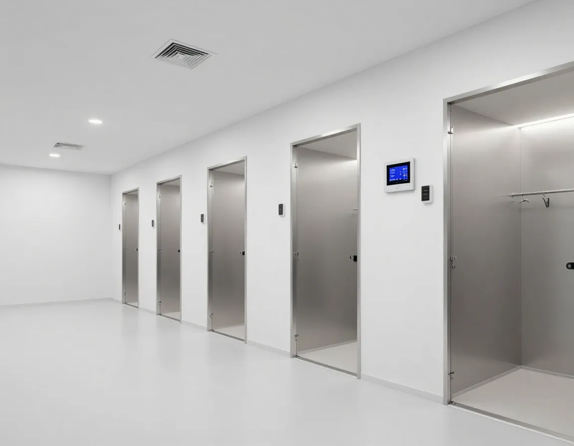 Modern climate controlled zone in a luxury dog boarding facility