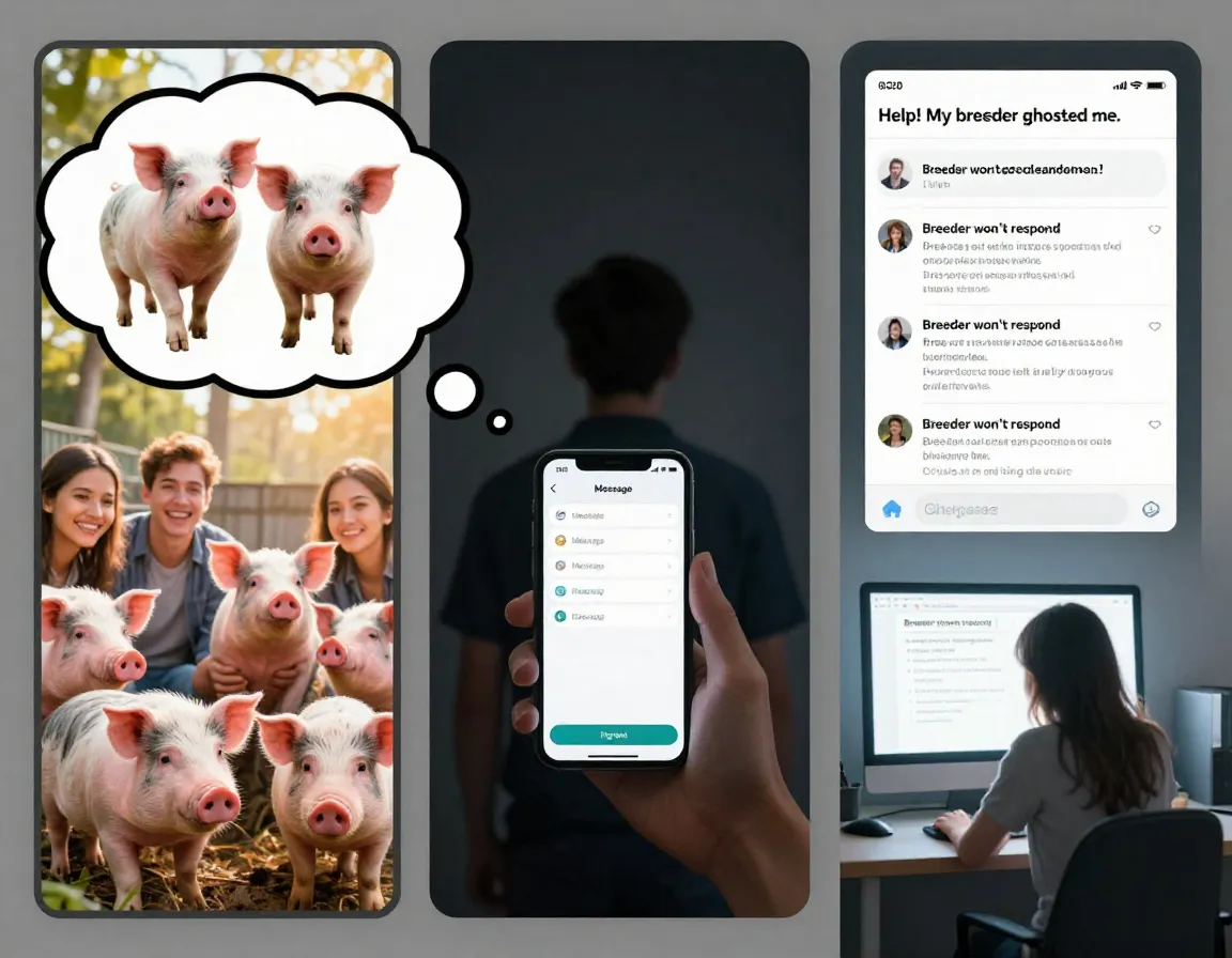 Breeder ignoring messages leaving new owner isolated without support