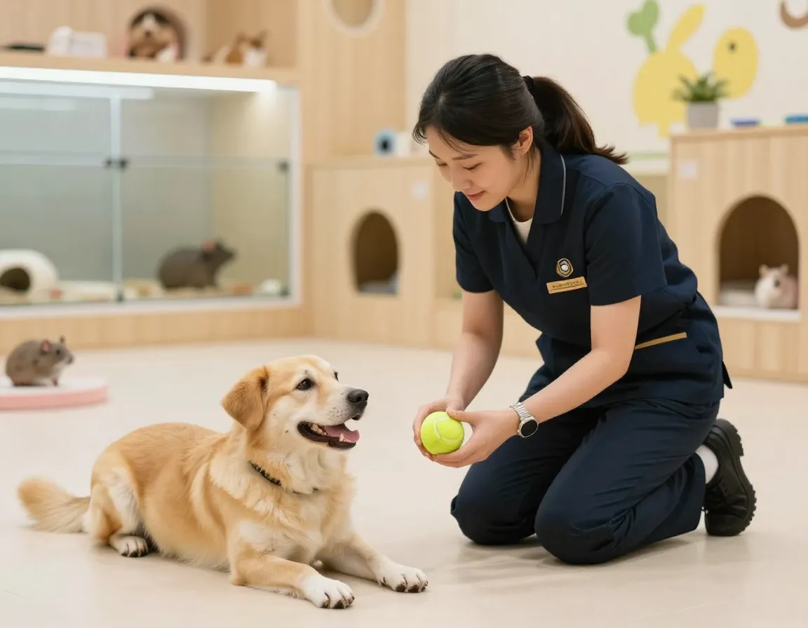 Exceptional staff to pet ratios for personalized care