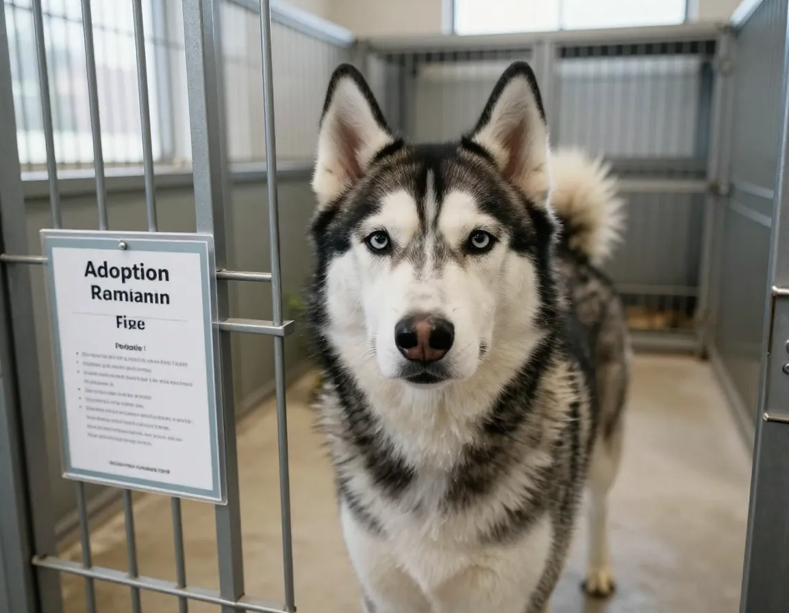 High demand abandonment rates husky available rescue kennel
