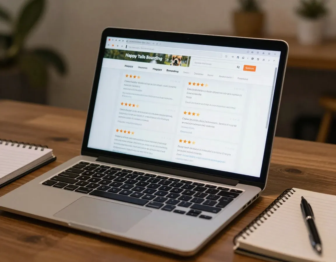 Conduct thorough reference checks and online research on laptop