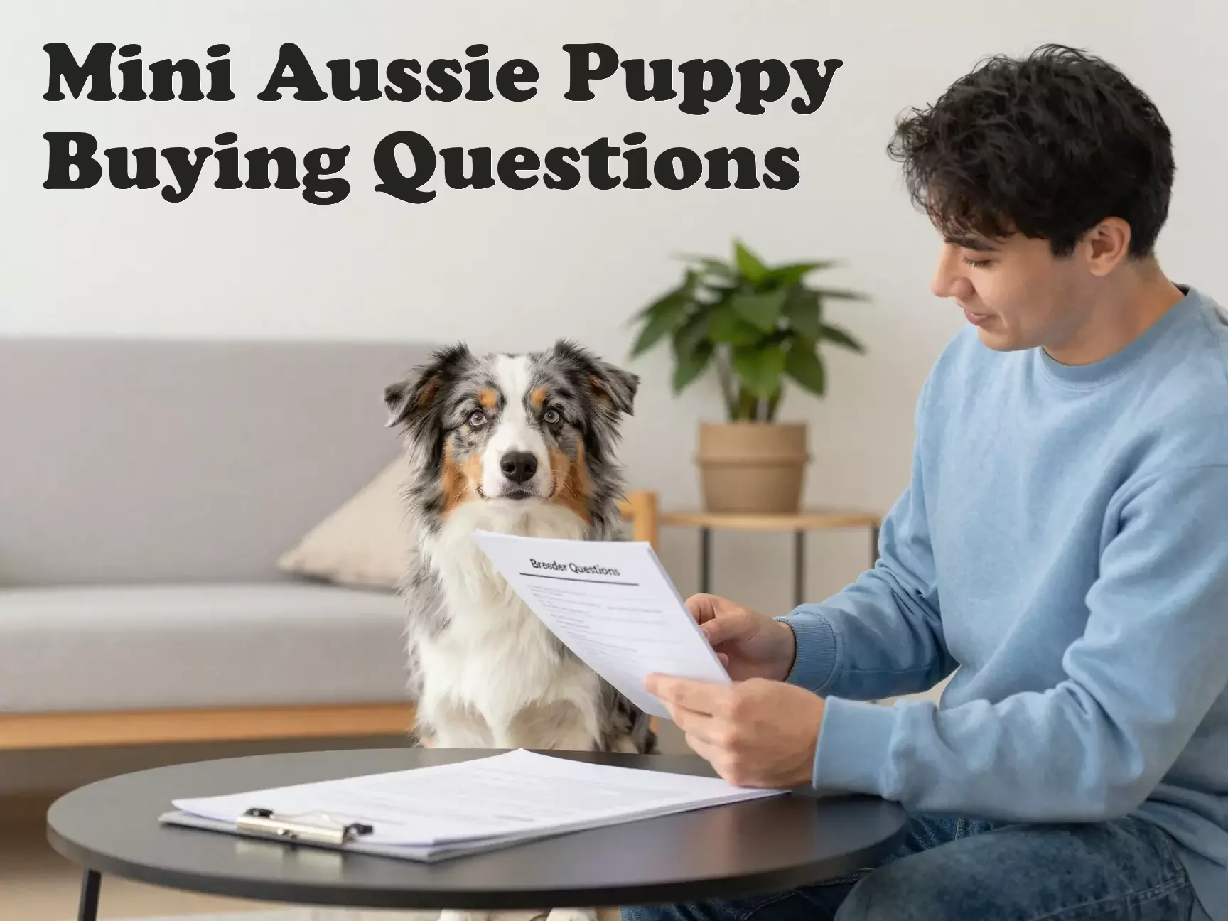 Thoughtful owner mini aussie health document checklist research main