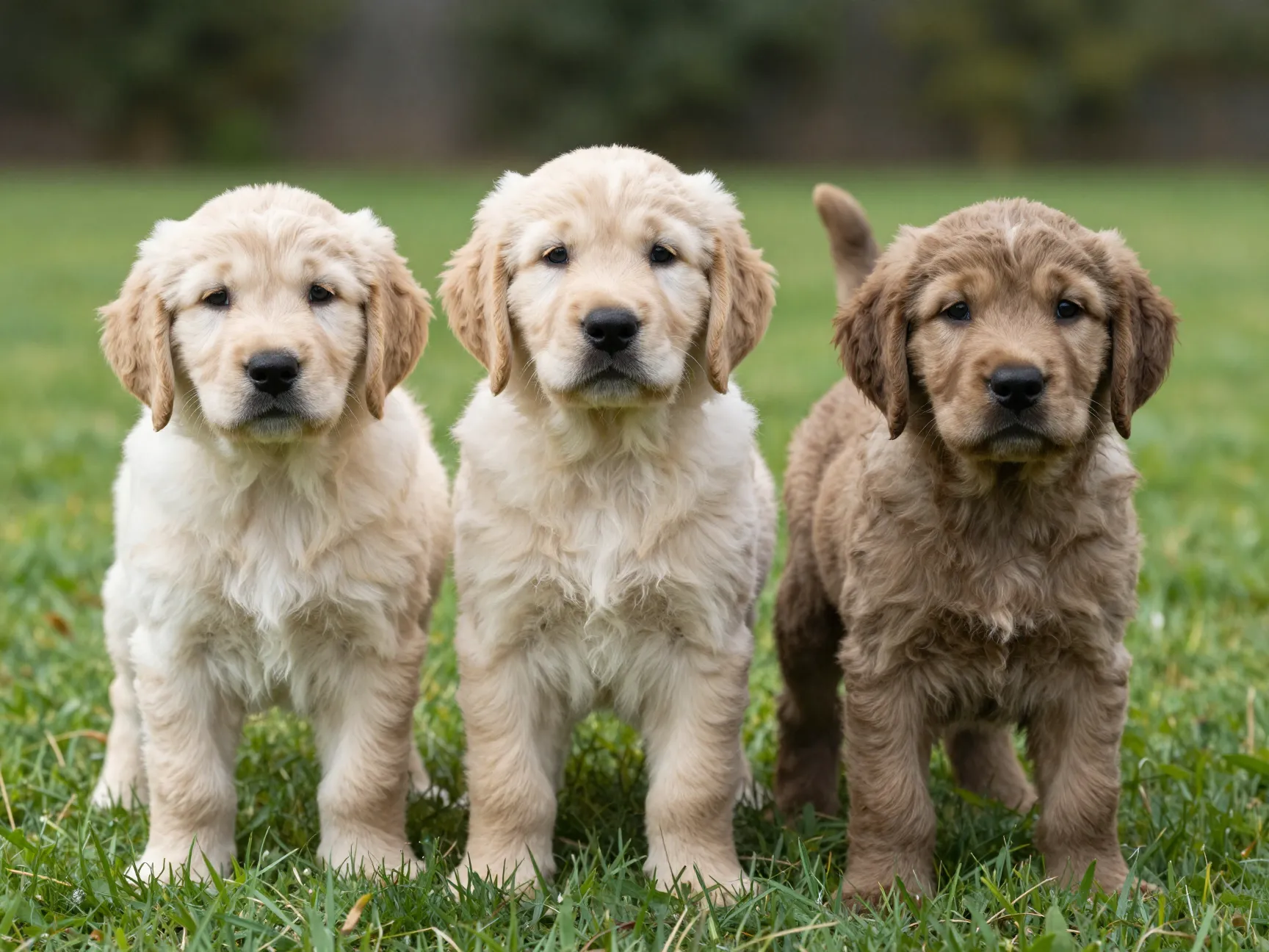 Multi generation goldador f2 puppy varied coat friendly temperament