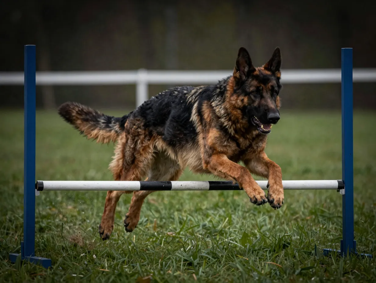 Czech working line german shepherd sable coat high drive
