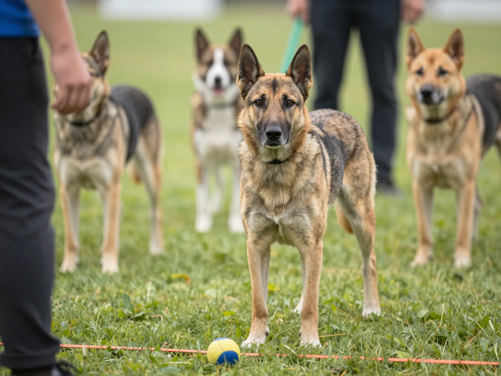 Intelligent borador herding dog focused on training task