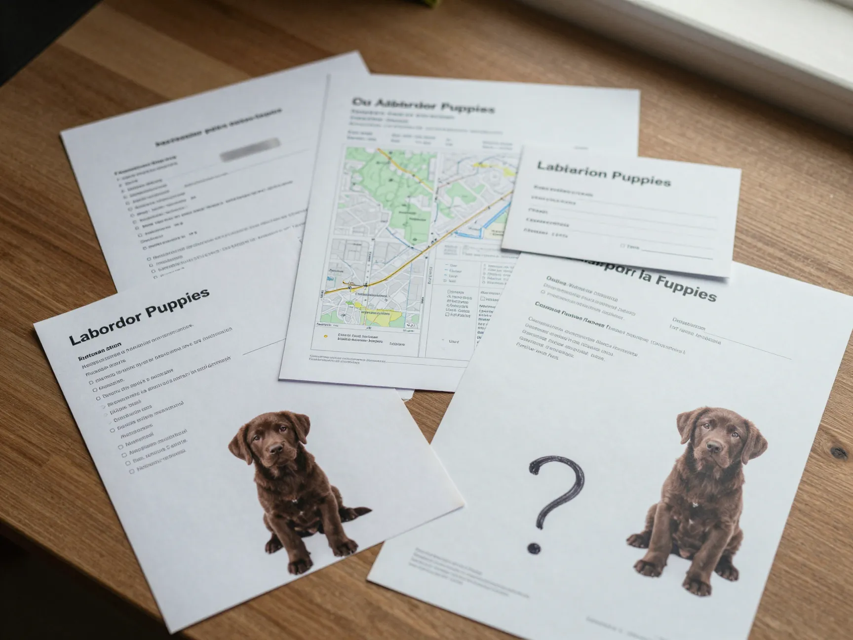 Scattered incomplete documents for vague dog breeder