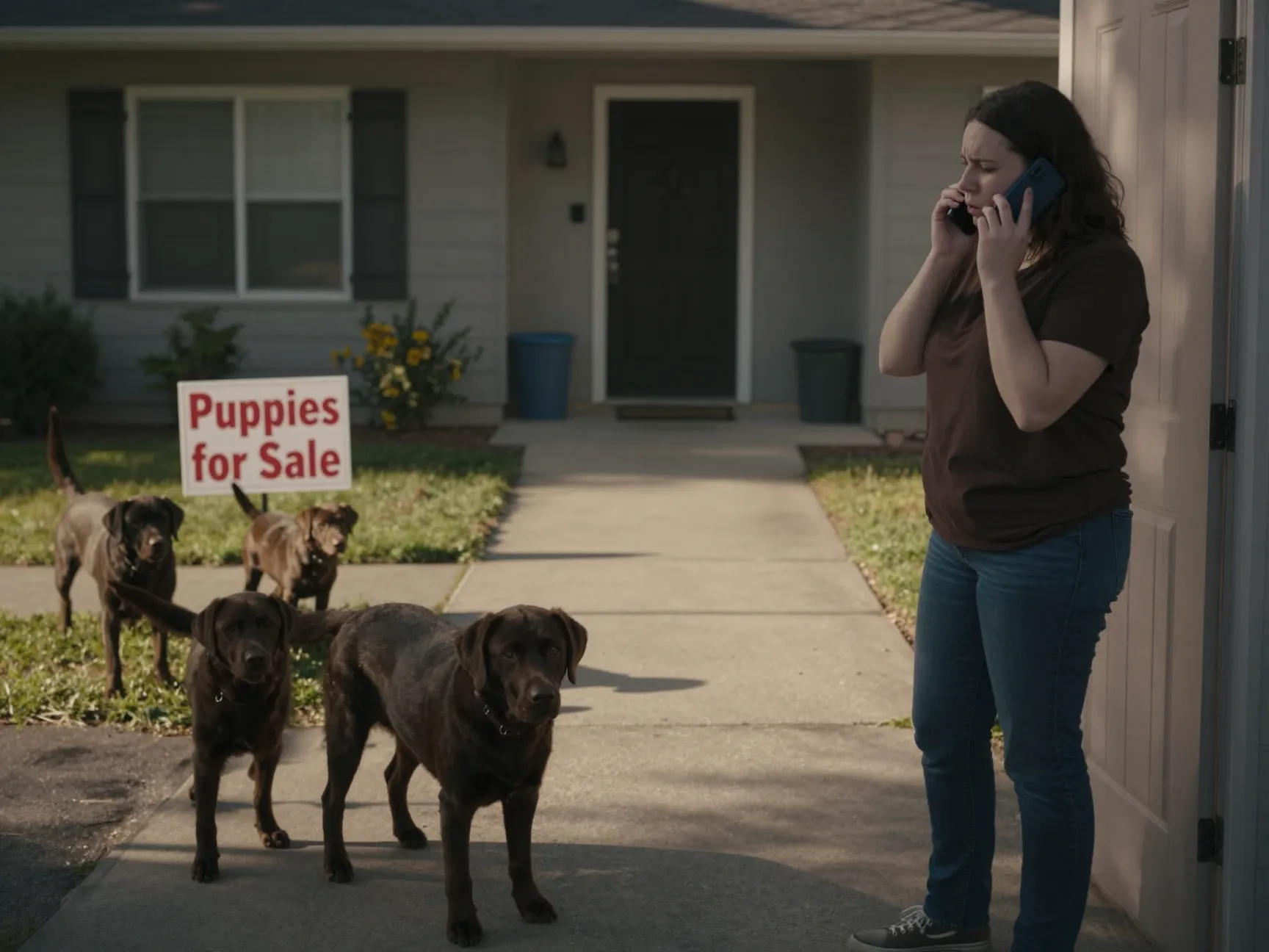 Person denied entry to see mother dog at breeders house