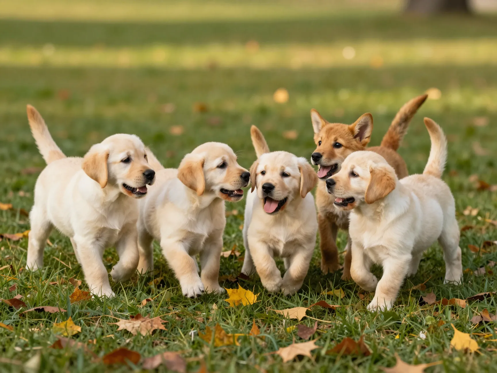 Purebred yellow lab puppies identical temperament health training needs