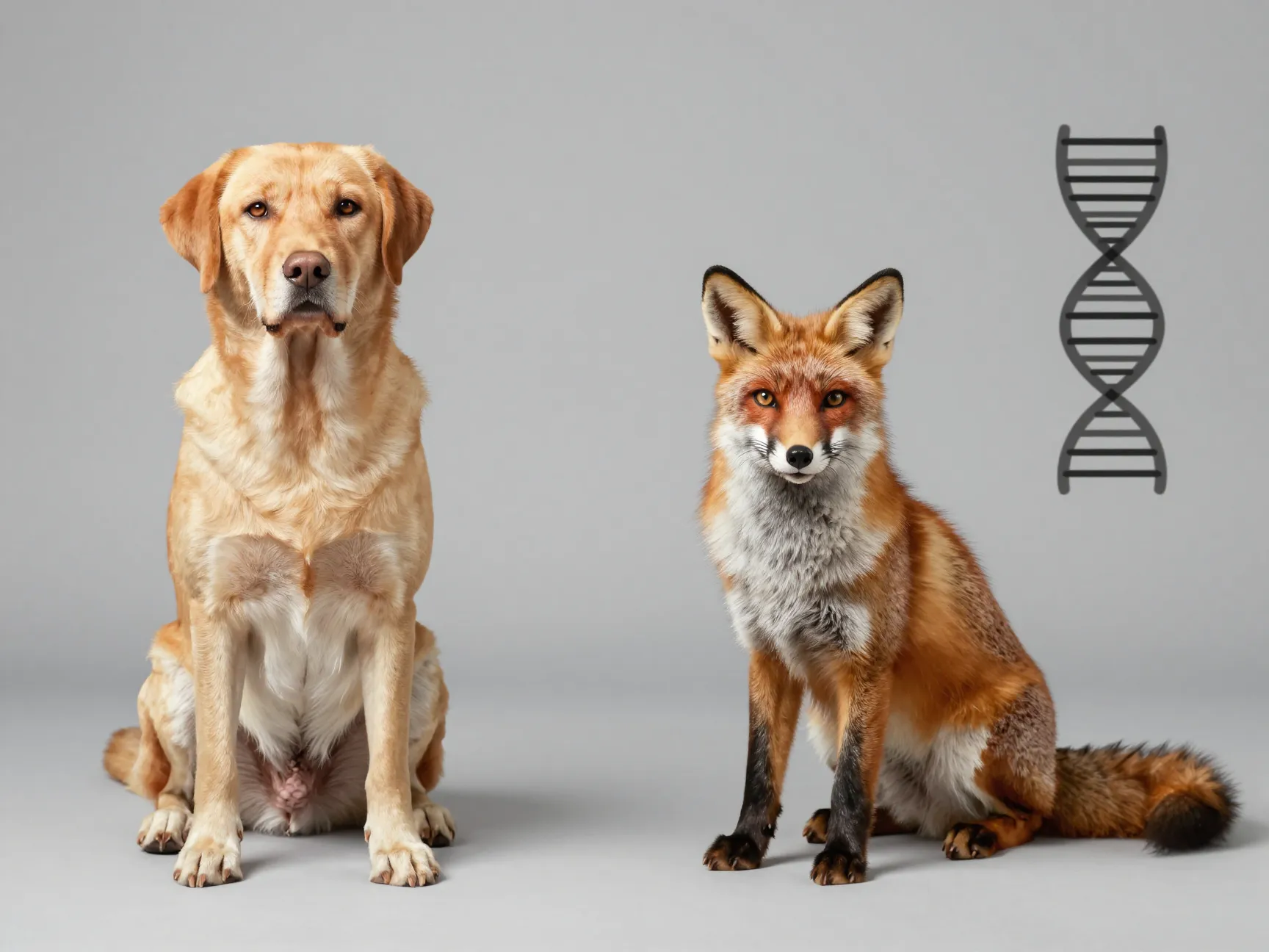 Dog fox hybrid myth biologically impossible different species incompatible genetics