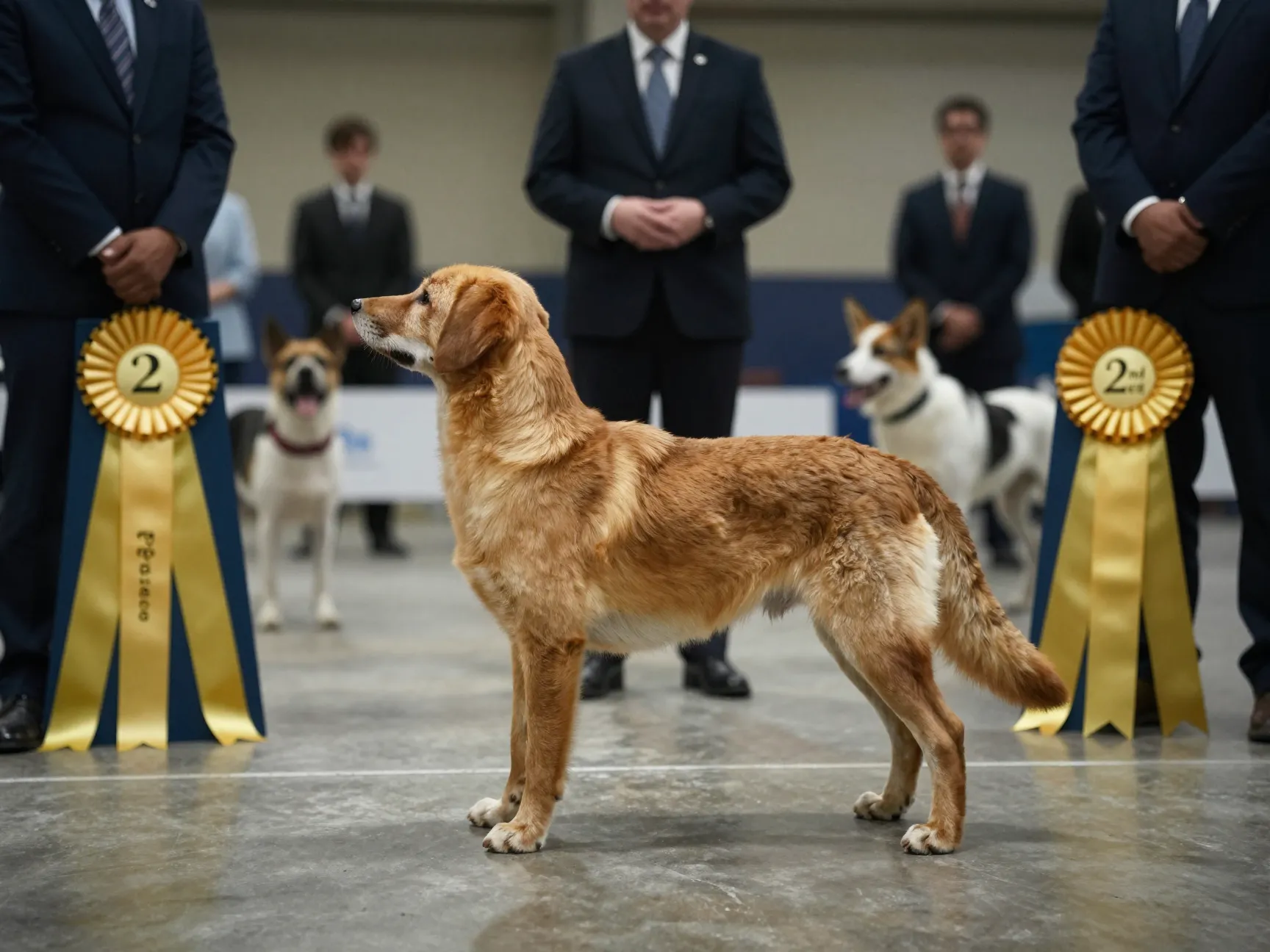 Fox red lab disqualified akc best show conformation color fault