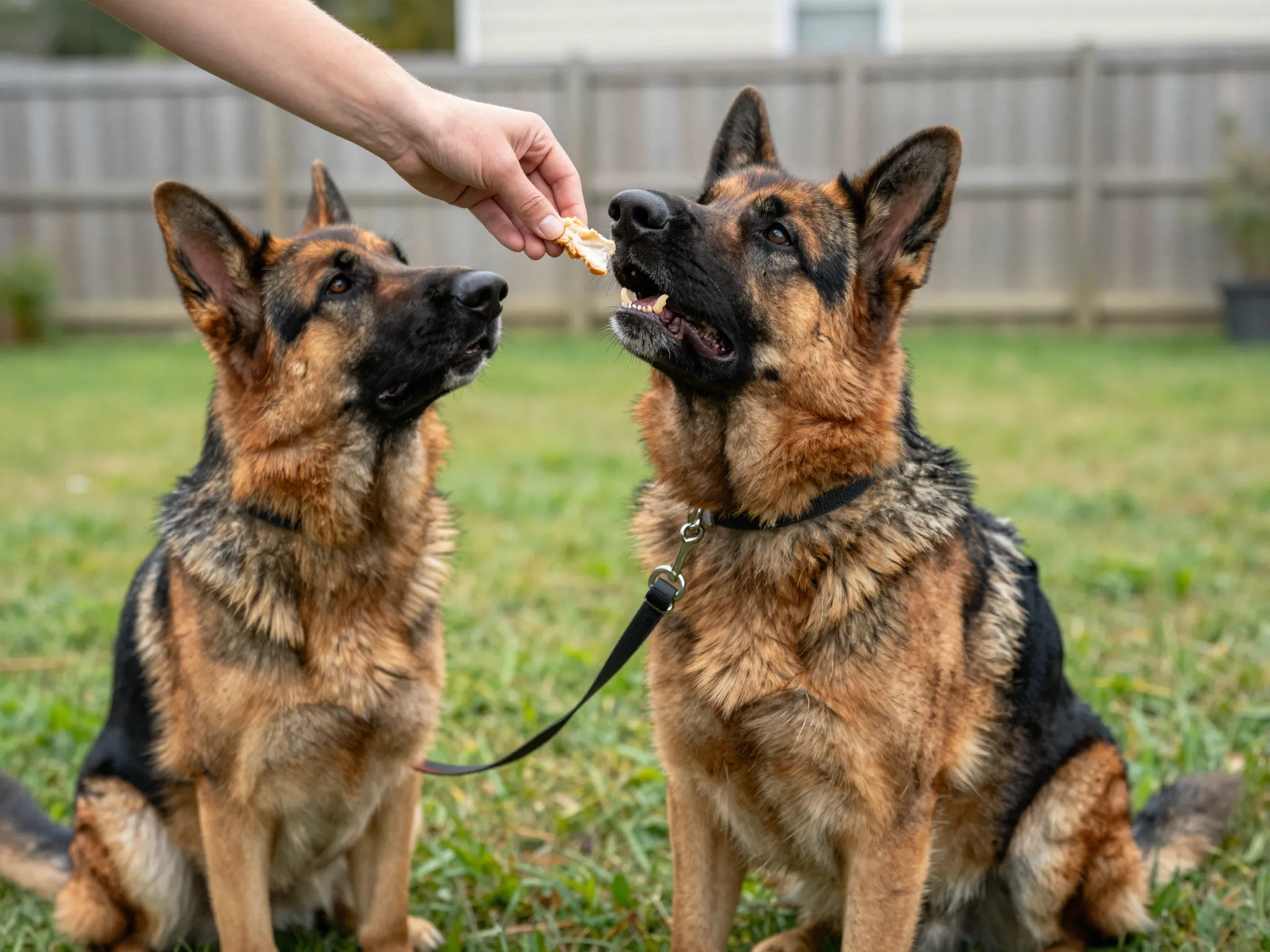Master basic obedience commands first with treat rewards