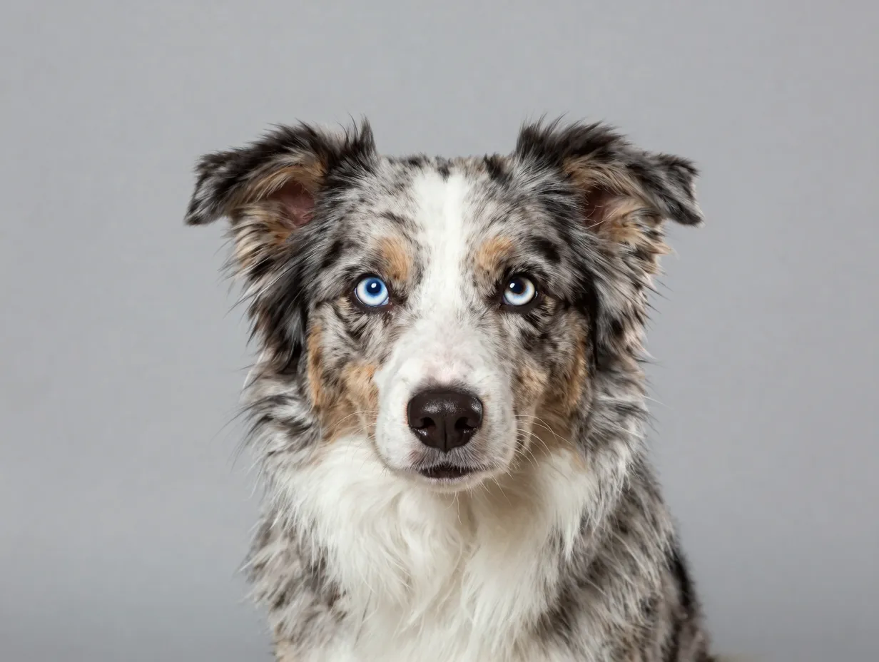 Intelligent dog attentively responding to positive reinforcement training