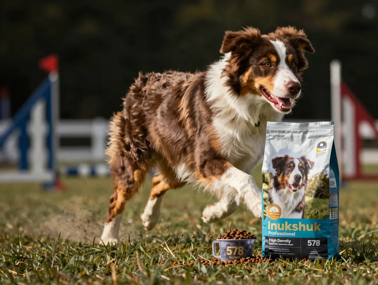 Inukshuk dog kibble high density 578 calorie cup herding dog