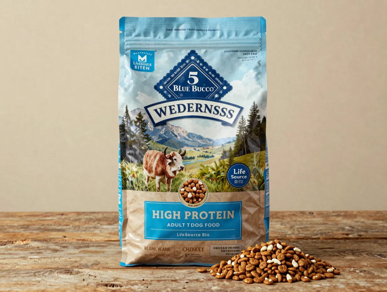 Blue buffalo wilderness grain free high protein chicken dog food