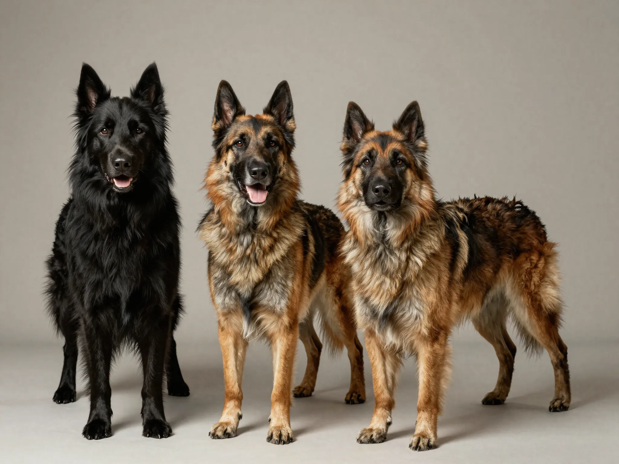 The groenendael is one of four belgian shepherd varieties