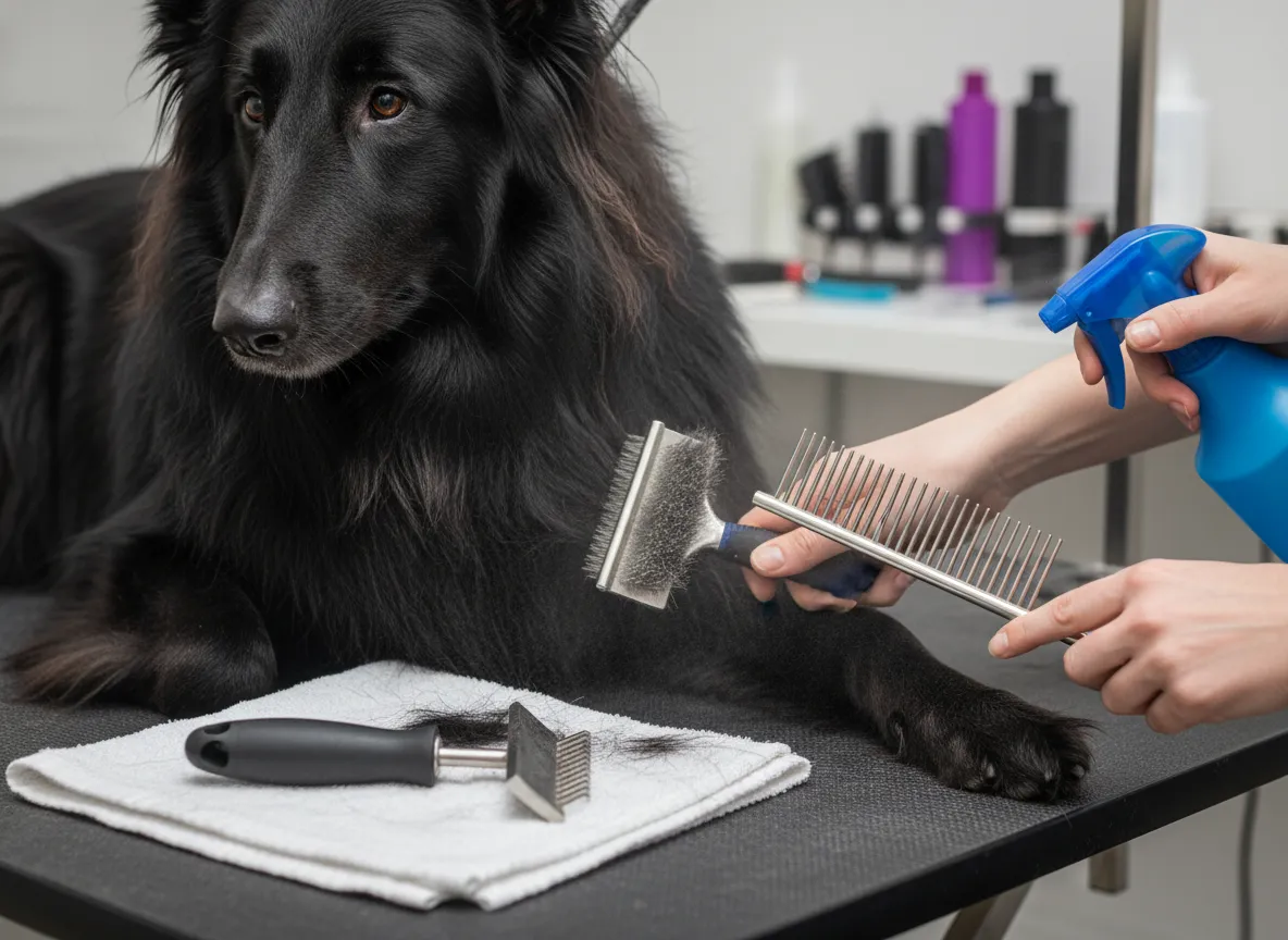 Grooming more manageable than the coat suggests