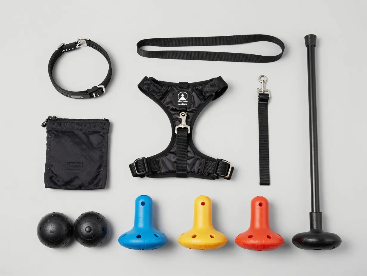 Malinois training equipment martingale collar front clip harness