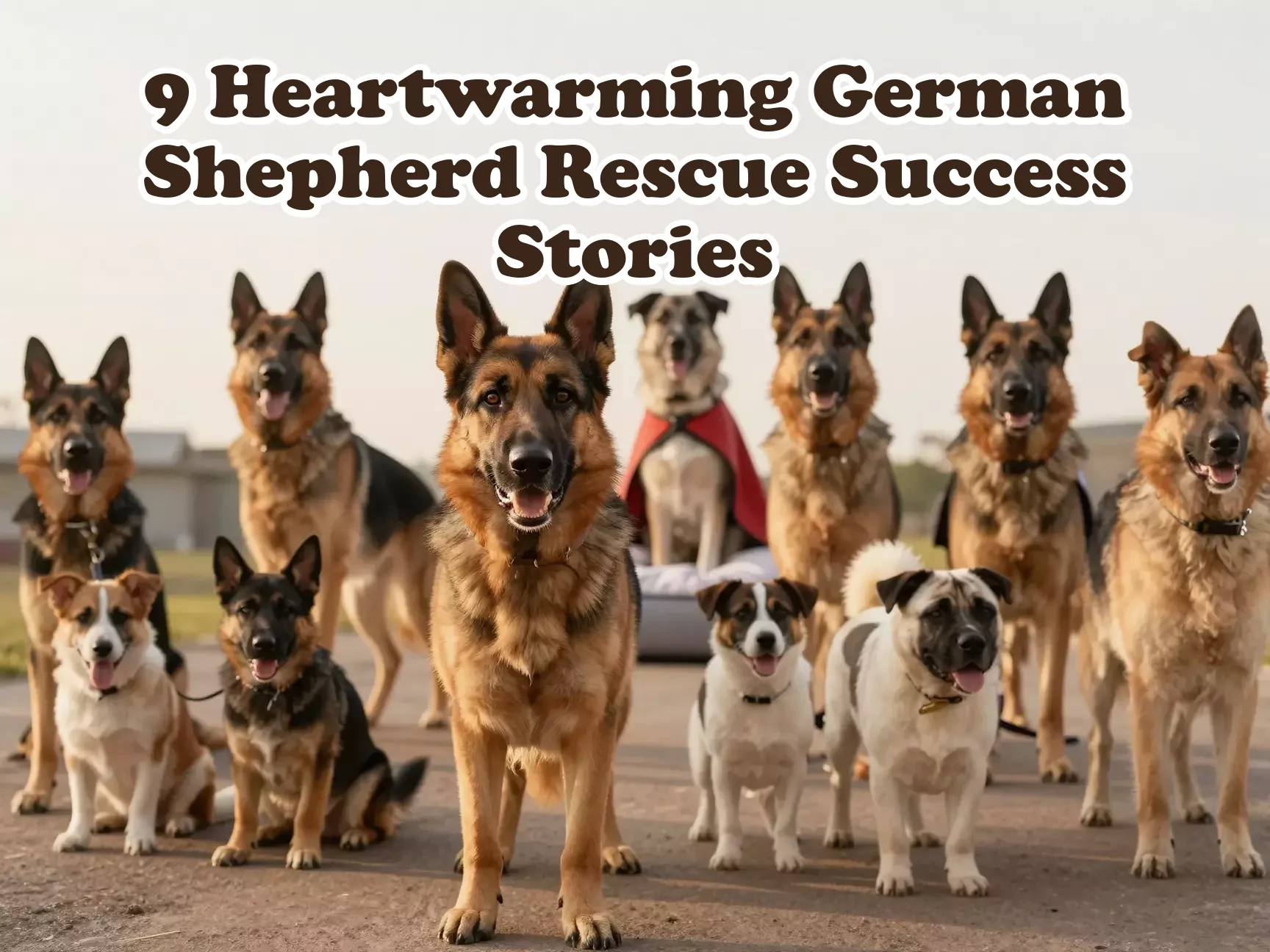 Triumphant rescue german shepherds community hope transformation heartwarming main