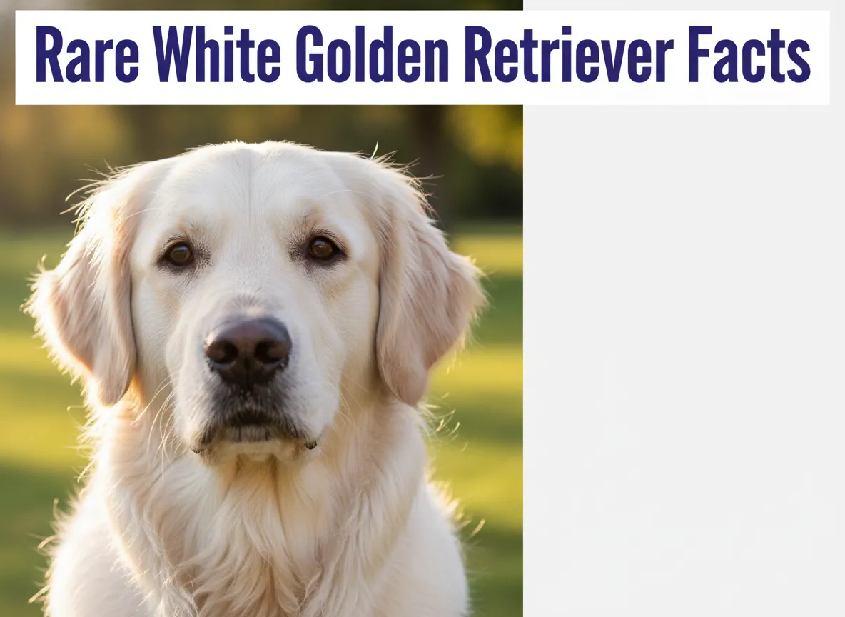 Pale cream golden retriever portrait natural light clean coat
