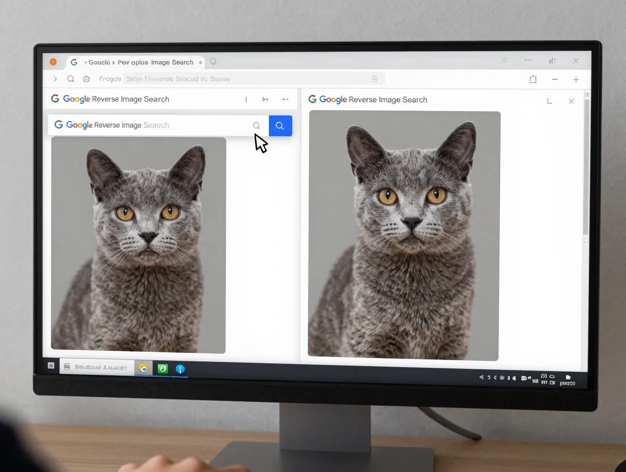 Fraudulent kitten seller using reused stock photos in online listing