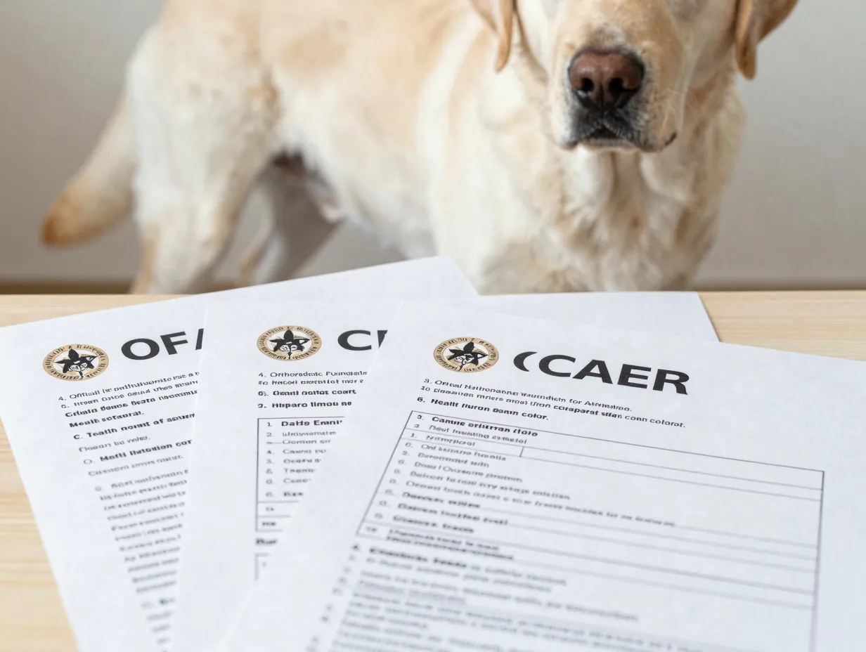 Health test certificates matter more than cream coat color