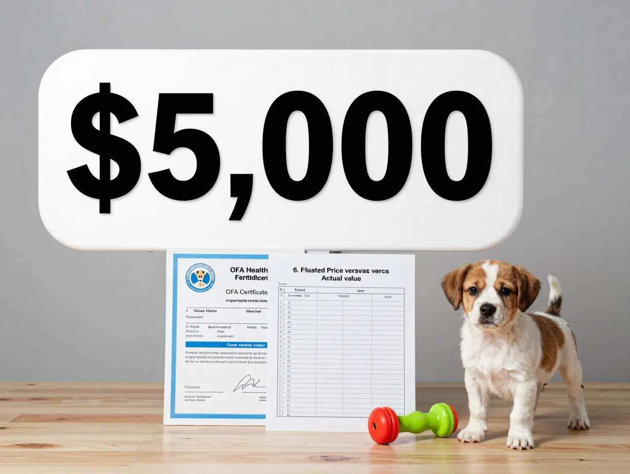 Inflated price tag versus actual value health tested lab