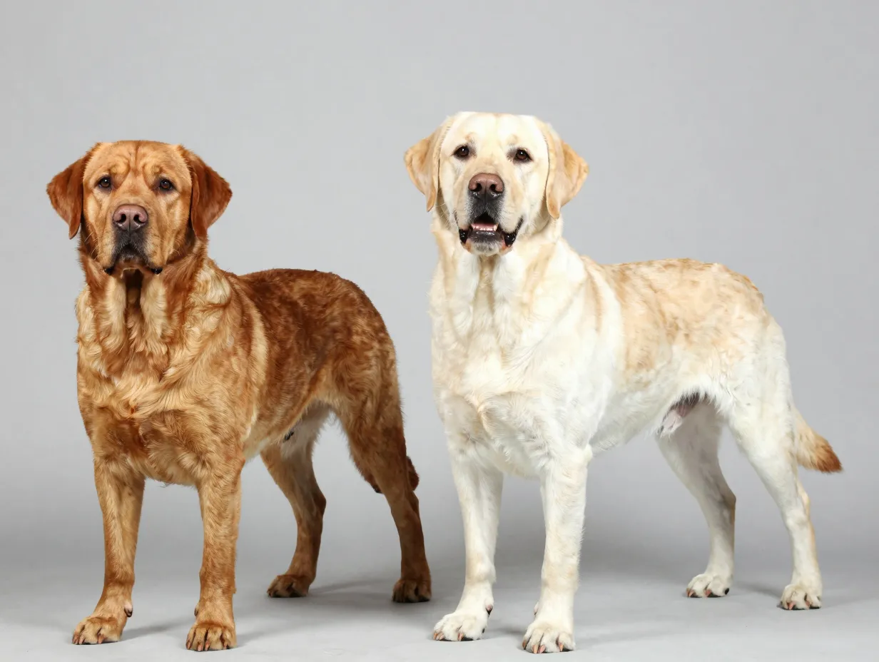 Show type field type labradors independent of coat color