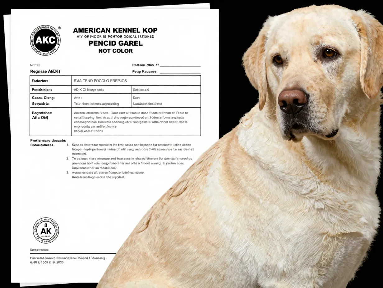 Pedigree papers akc registration prove breed not color