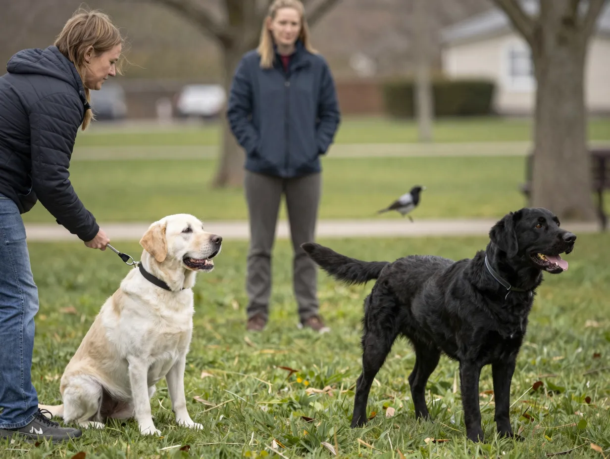 Focused english lab training session versus distracted highdrive american