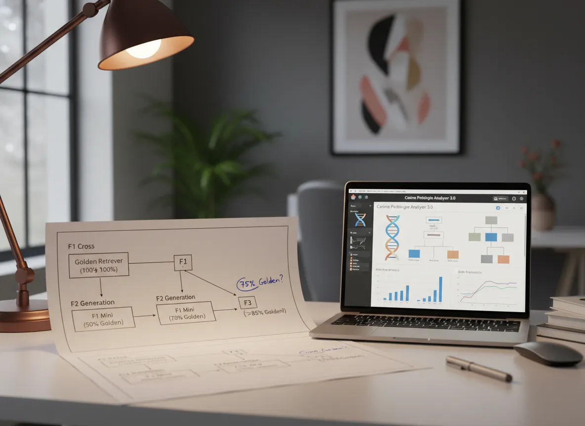 Modern breeding practice generational pedigree chart refinement