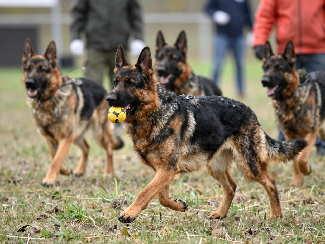 West german working line german shepherd high drive sable black sport sar