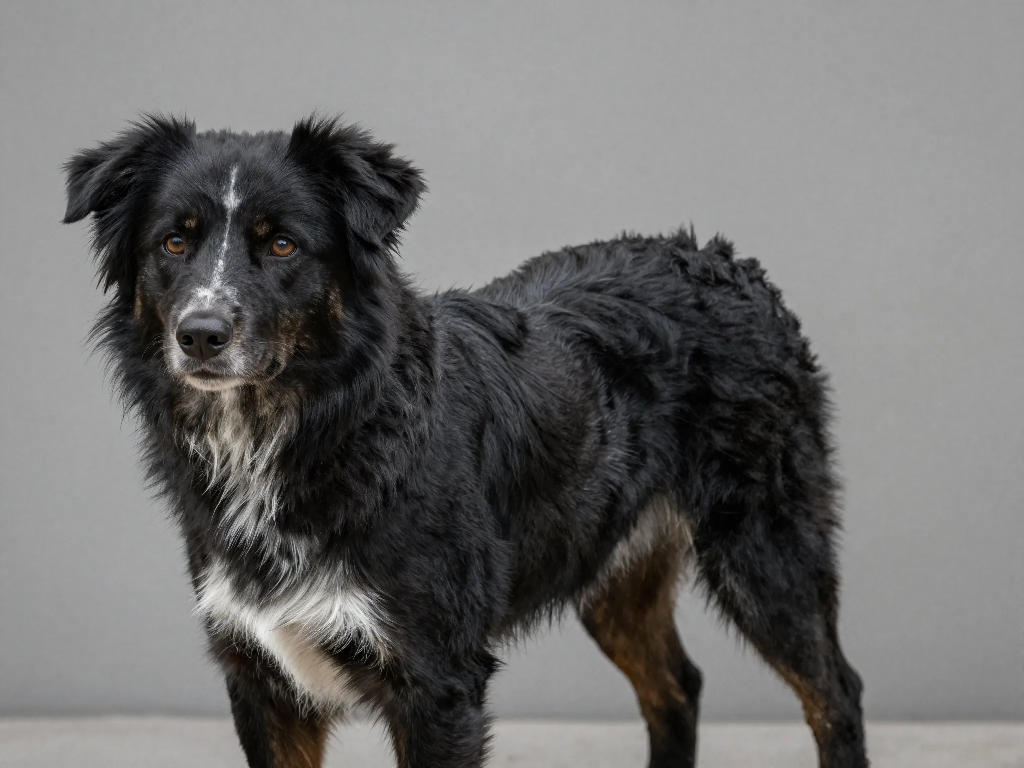 Cryptic merle australian shepherd minimal lighter patch