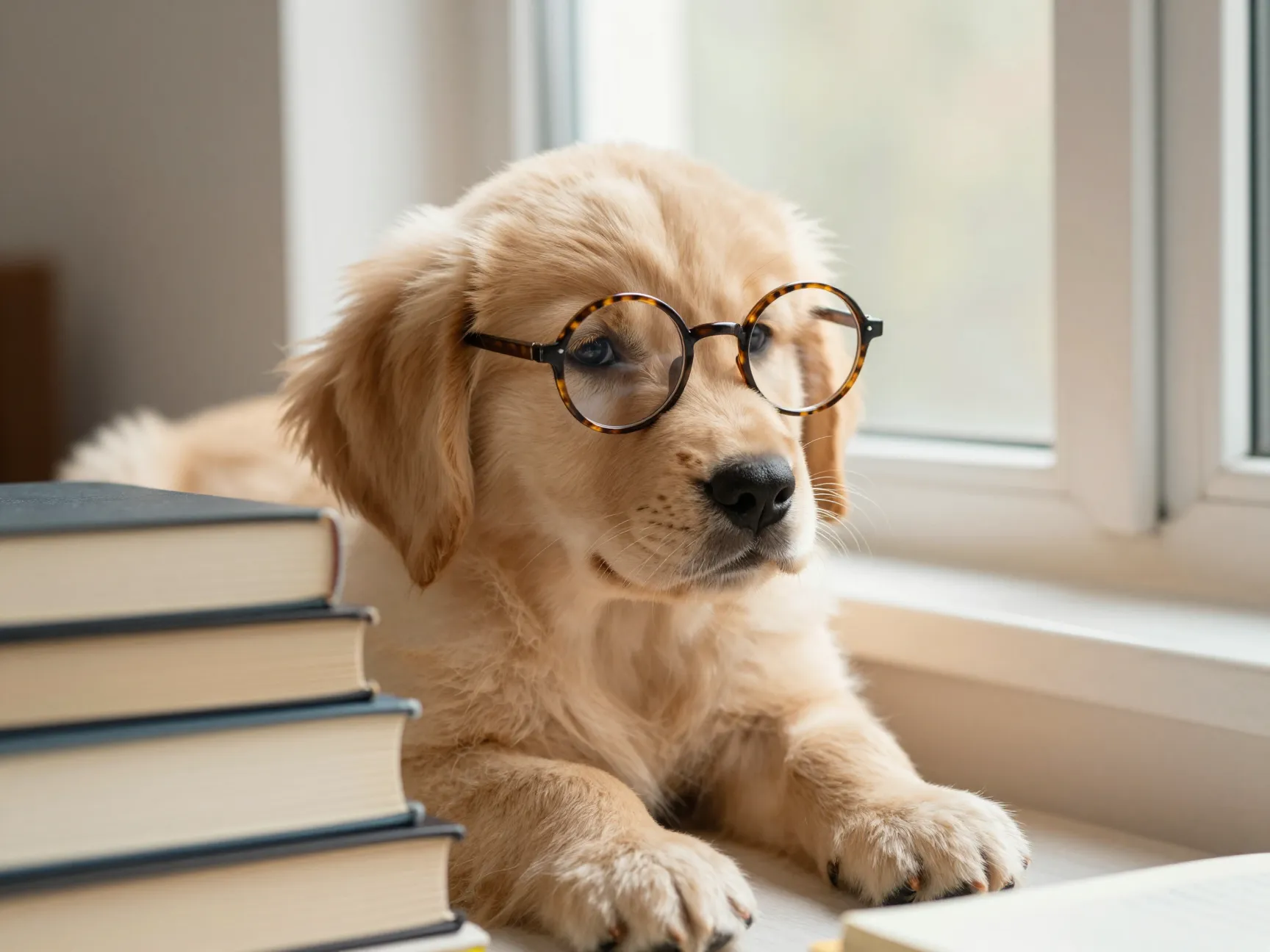 The bookish professor look