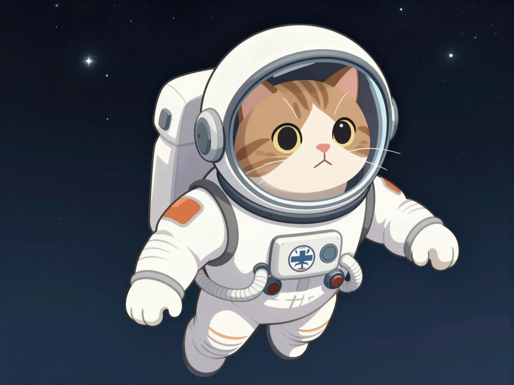 Astronaut or space suit cat